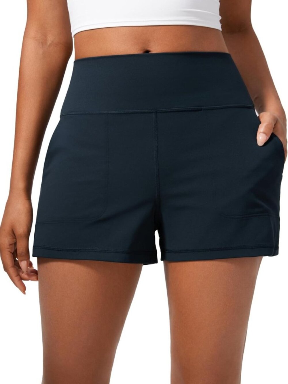 Linerless 3" Butterlift Yoga Shorts for Comfort & Flexibility - Activewear